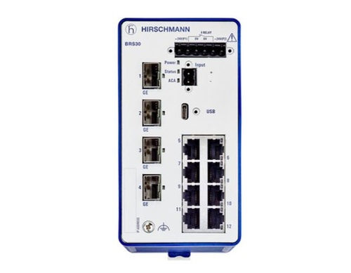 Hirschmann 942170061 BOBCAT BRS30-20TX/4SFP - Industrial Ethernet Switch, 20 x 10/100Base-TX, RJ45, 4 x FE/GE Fiber SFP Slots (S by HIRSCHMANN