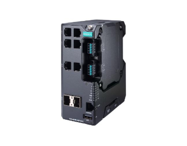 Moxa EDS-4008-2GT-2GS-HV - Managed Gigabit Ethernet switch with 4 10/100BaseT(X) ports, 2 10/100/1000BaseT(X), 2 100/1000BaseSFP by MOXA