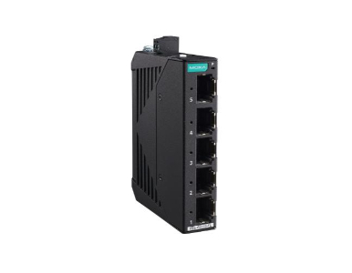 Moxa EDS-G2005-EL-T - 5-Port full gigabit Entry-level Unmanaged Switch, 5 Fast TP ports, -40 to 75°C by MOXA