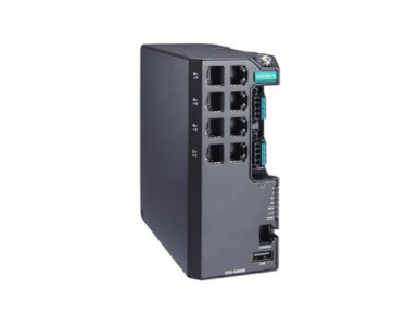 Moxa EDS-G4008-HV - Managed Full Gigabit Ethernet switch with 8 10/100/1000BaseT(X) ports, single power input 110/220 VAC/VDC by MOXA