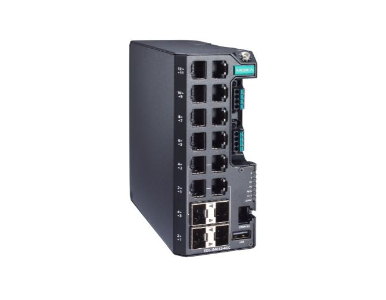 Moxa EDS-G4012-4GC-HV - Managed Full Gigabit Ethernet switch with 8 10/100/1000BaseT(X) ports by MOXA