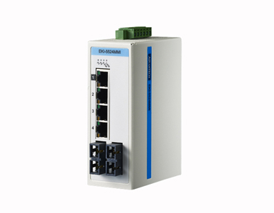 Advantech EKI-5524MMI-AE - ProView,4+2MMF 10/100Mbps Ind. Switch,-40~75 degree C by Advantech