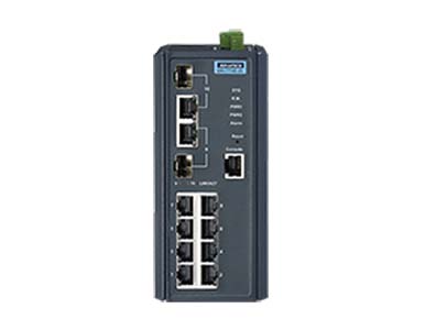 Advantech - 8FE + 2G Combo Managed switch by Advantech