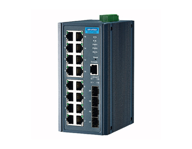 Advantech EKI-7720G-4FI-AU - *Discontinued* - 16G+4SFP Port Managed Ethernet Switch W by Advantech