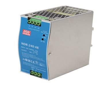 Antaira NDR-240-48 - 240 Watt Series / 48 VDC / 5.0 Amps Industrial Single Output DIN Rail Power Supply by ANTAIRA