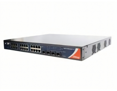 ORing RGPS-R9244GP+-LP - 24GE PoE + 4 1G/10G SFP L3 Managed Ethernet Switch, IEEE 802.3af/at, Low Watts Power Supply included by ORing Industrial Networking