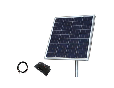 Tycon Systems TPSK12-85W - 80W 12V Solar Kit: 80W 12V Panel, Pole Mount, Controller, Cable, Supports 20W continuous by TYCON SYSTEMS