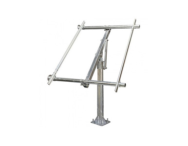 Tycon Systems TPSM-350x2-TP - Complete Top of Pole mount for two 250-360W solar panels.Includes flange base pole and concrete an by TYCON SYSTEMS